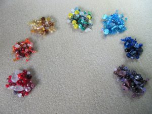 A rainbow of beads